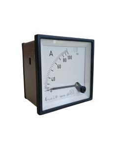 Ammeter ec4v 100//5a analog 72x72mm
